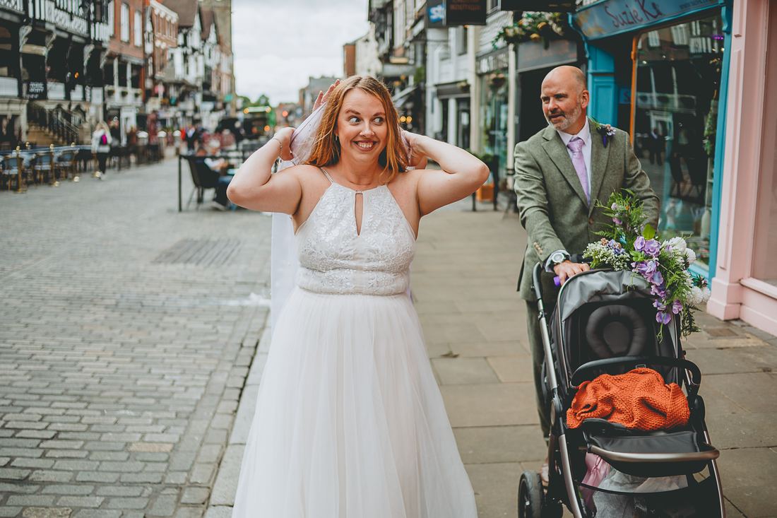 Sam and Jordan's intimate city wedding, Chester
