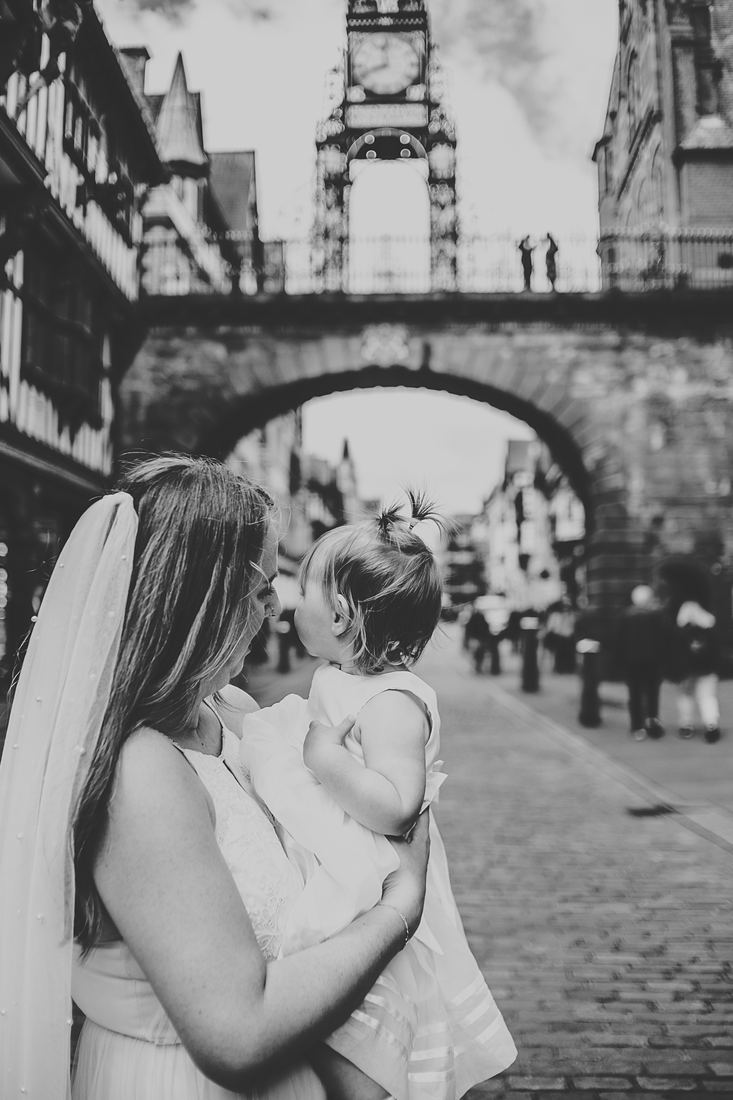 Documentary wedding photography, intimate Chester wedding