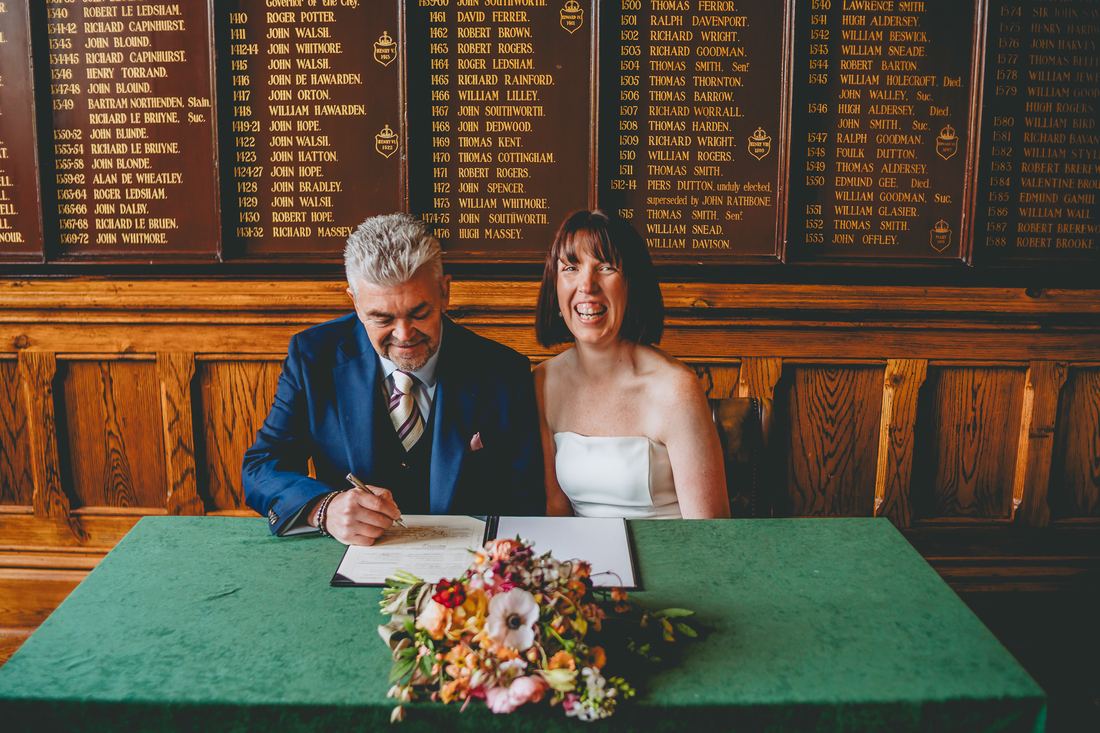 Wedding photography around Chester city centre
