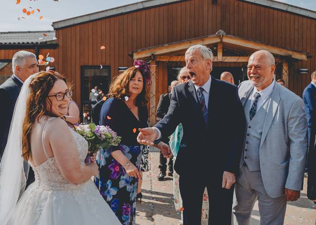 Colourful documentary wedding photography