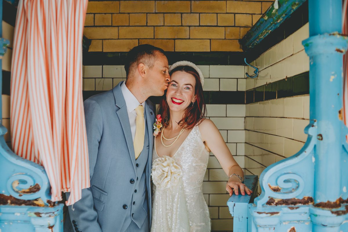 Relaxed Chester wedding photography, Victoria Baths