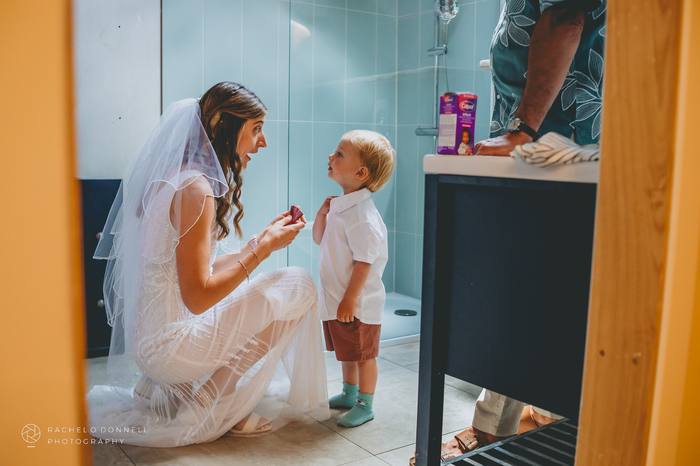 Relaxed wedding portrait, Limoges, France