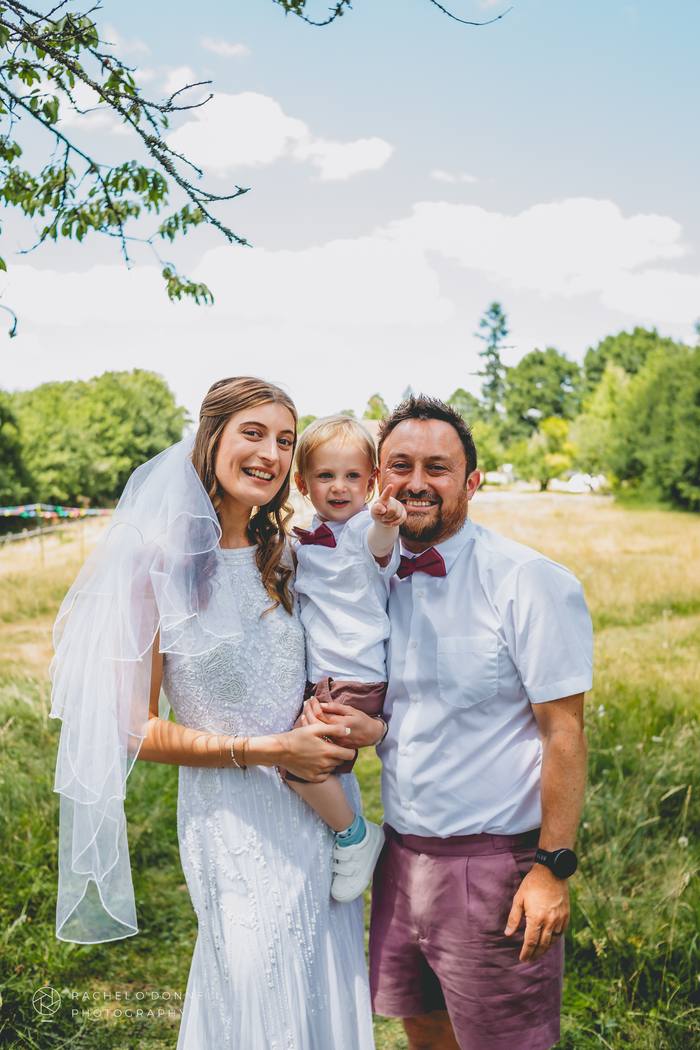 Relaxed wedding portrait, Limoges, France