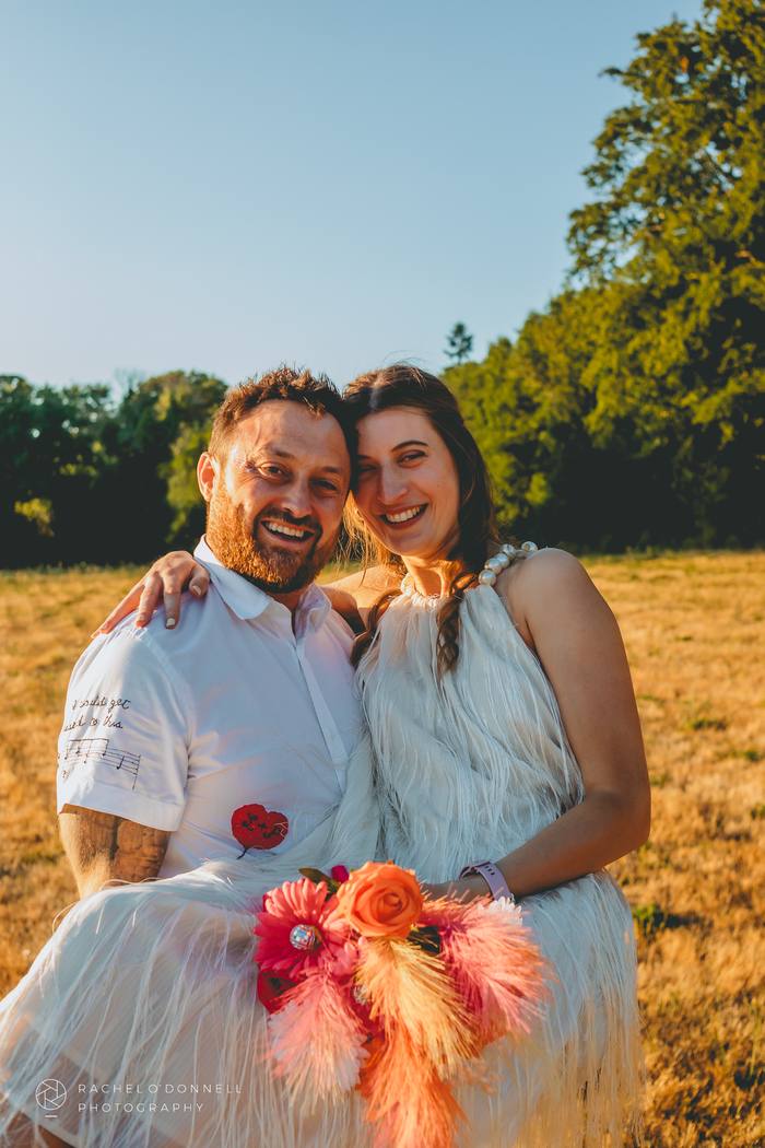 Fun candid moment, surprise wedding at Reve Retreat