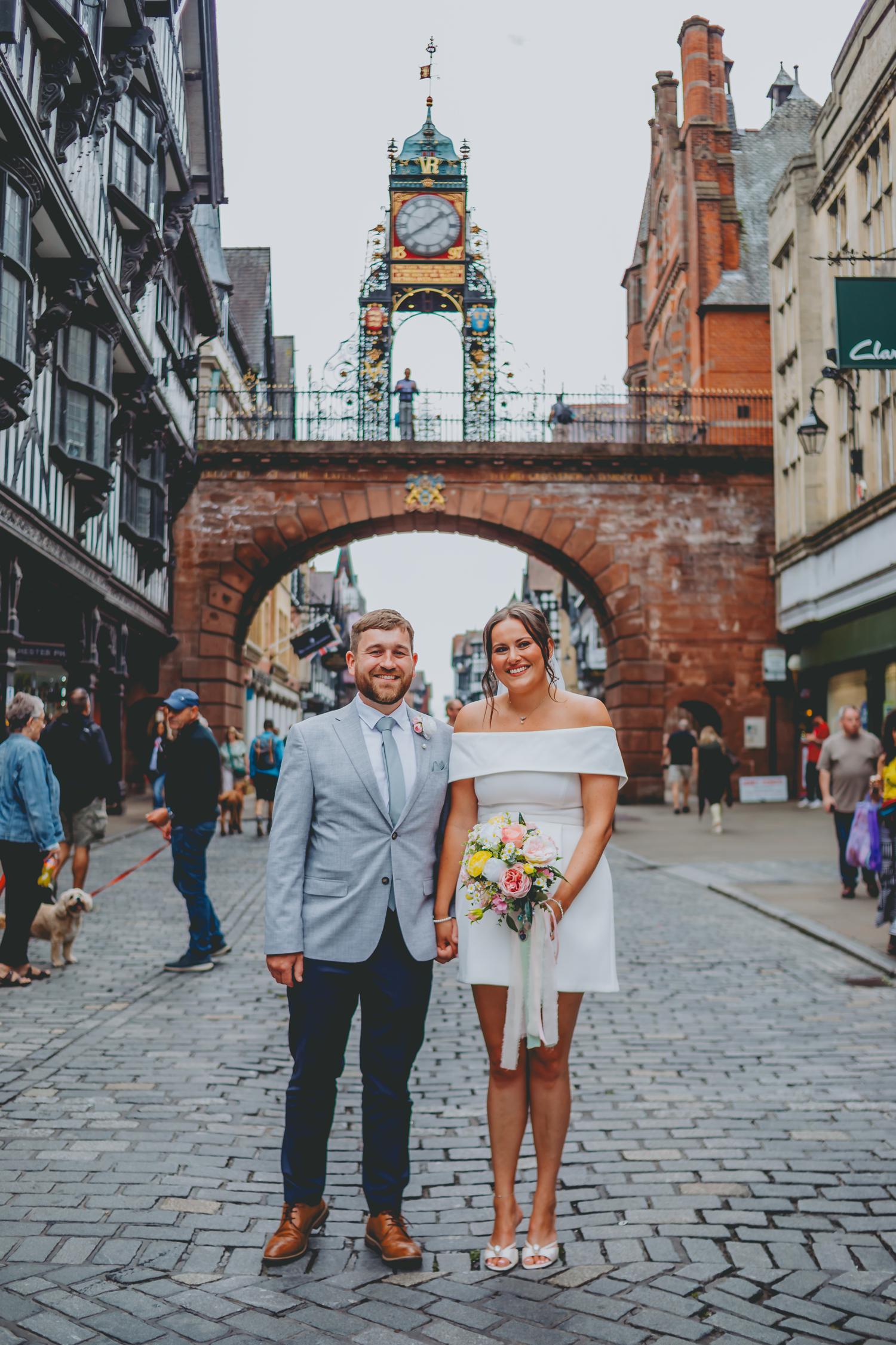 Natural wedding photo, Cheshire