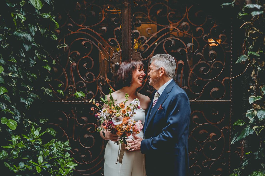 Wedding celebrations outside Chester Town Hall