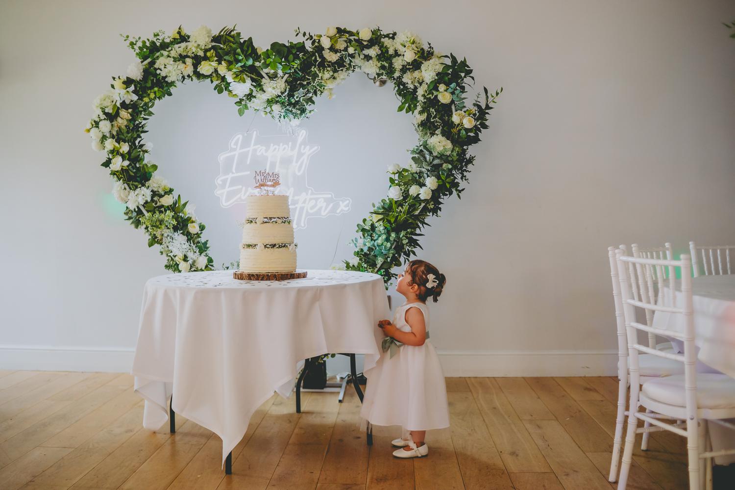 Fun candid moment from a Cheshire wedding