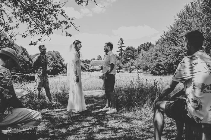 Relaxed wedding portrait, Limoges, France