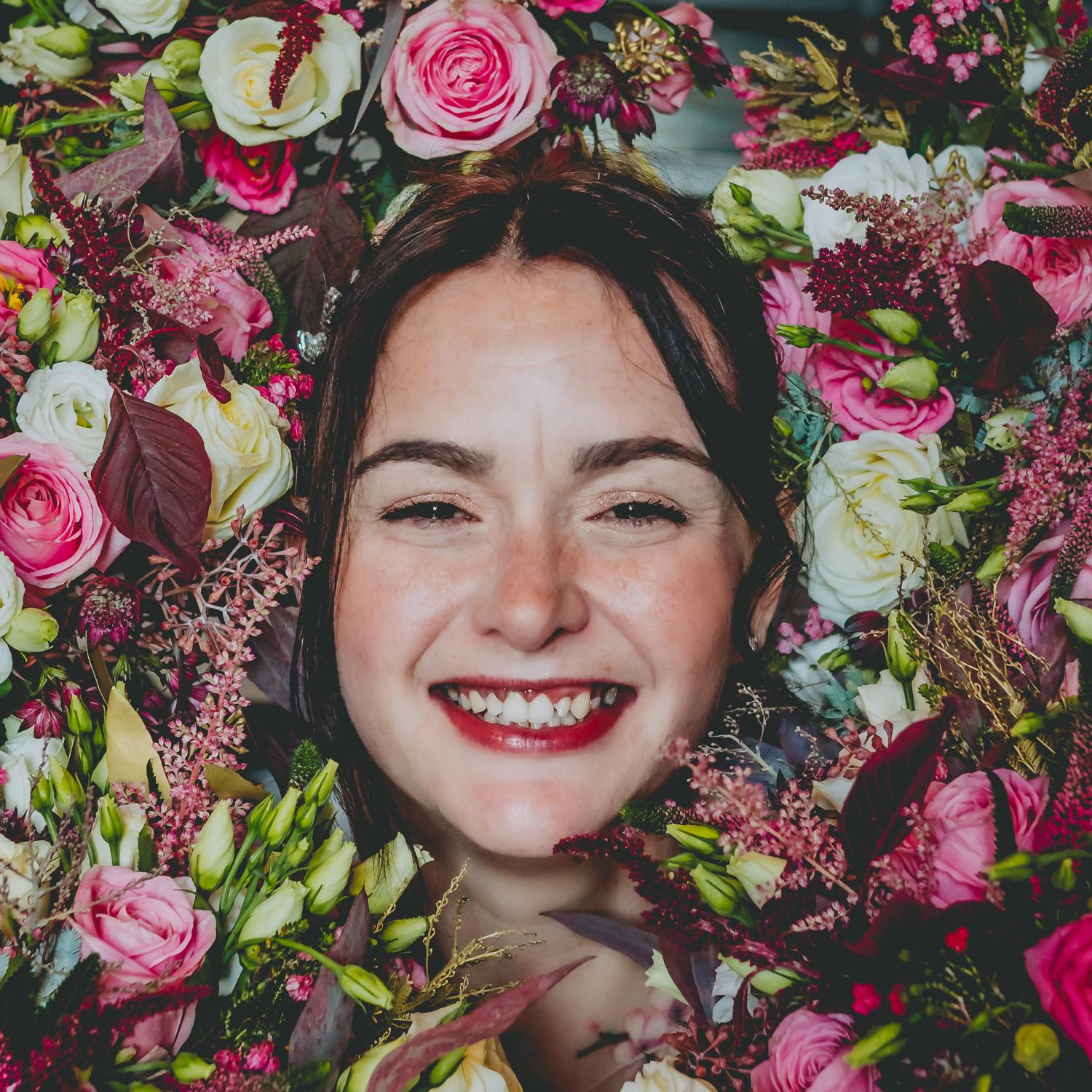 Fun candid moment from a Cheshire wedding