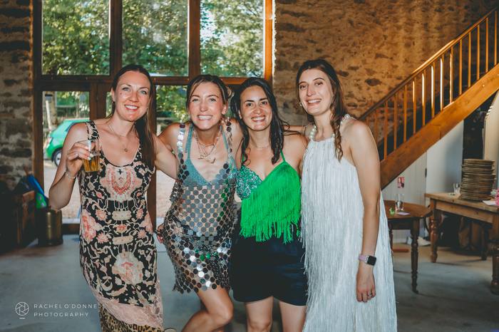 Candid photo from a surprise wedding at Reve Retreat, South of France